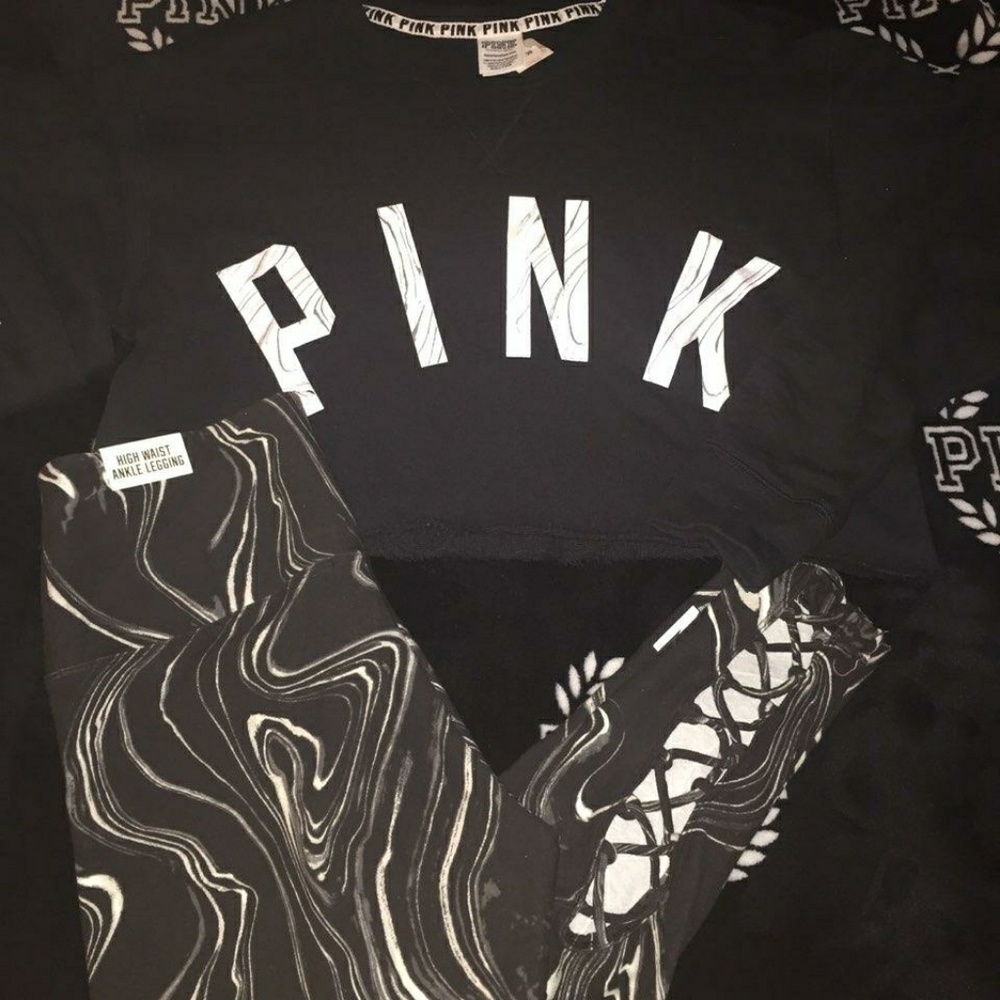VSPINK marble crop set💕💎